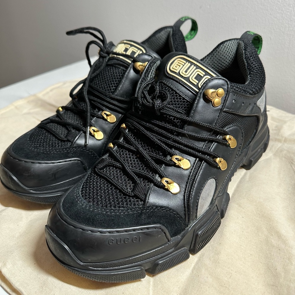 Gucci
Men's Flashtrek Sneakers Mesh with Canvas and Leather